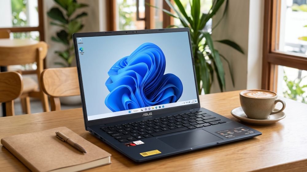 ASUS Vivobook 14 (A1407QA): Laptop Snapdragon X dengan Baterai Awet Seharian Penuh