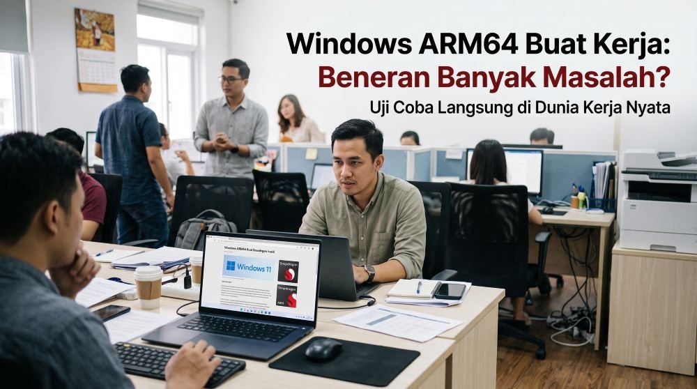 Review Pemakaian Laptop Snapdragon X untuk Kerja